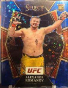 Alexandr Romanov 2022 Panini Select UFC Premier Level #169 Blue Disco