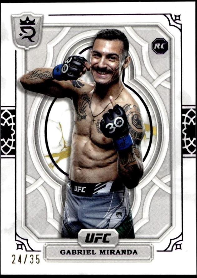 Gabriel Miranda 2024 Topps Royalty UFC Base #74 Purple