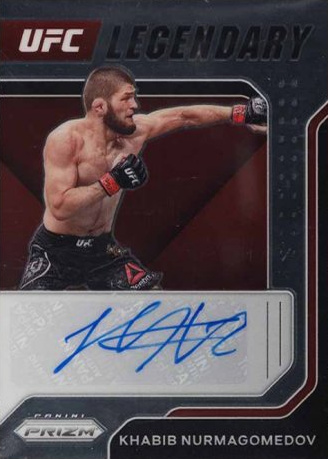Khabib Nurmagomedov 2022 Panini Prizm UFC Legendary Signatures #3 Black