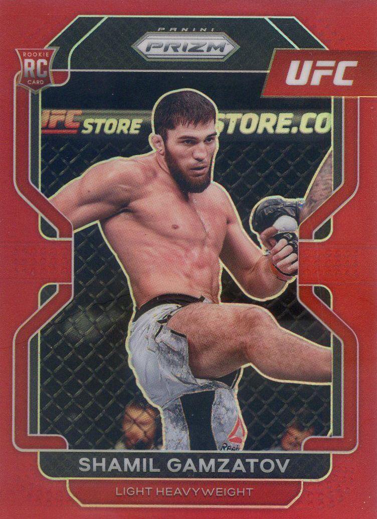 Shamil Gamzatov 2022 Panini Prizm UFC Base #182 Red