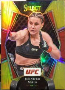 Jennifer Maia 2022 Panini Select UFC Premier Level #146 Gold