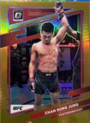 Chan Sung Jung 2022 Panini Donruss Optic UFC Base #78 Gold