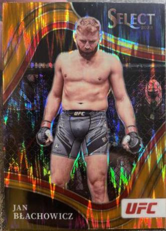 Jan Błachowicz 2022 Panini Select UFC Octagonside #221 Orange Flash