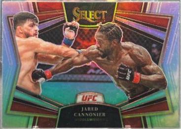Jared Cannonier 2023 Panini Select UFC Snapshots #13 Silver