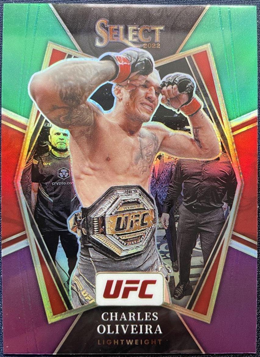 Charles Oliveira 2022 Panini Select UFC Premier Level #141 Tri Color
