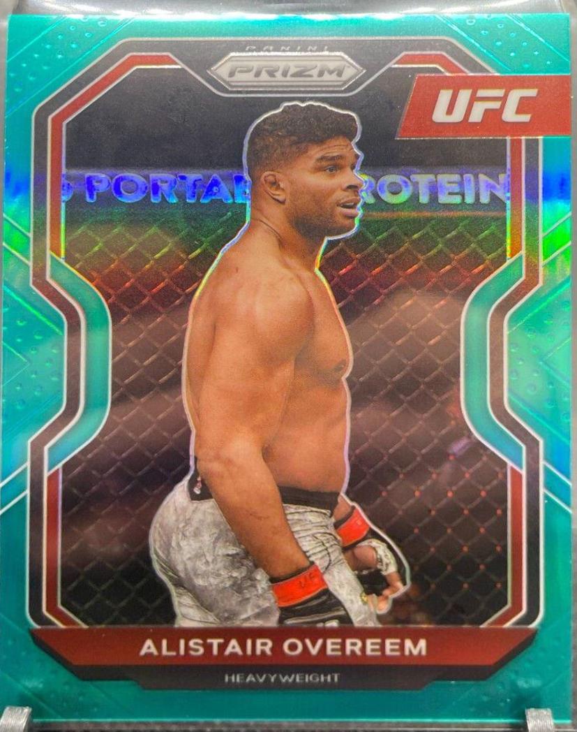 Alistair Overeem 2021 Panini Prizm UFC Base #56 Teal
