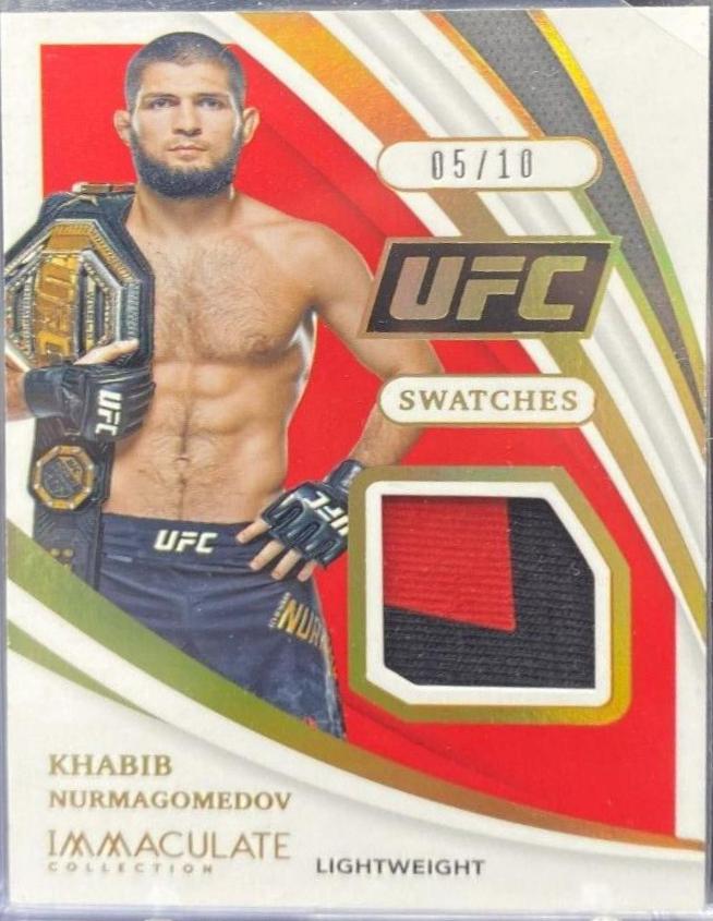 Khabib Nurmagomedov 2021 Panini Immaculate UFC Base #46 Gold