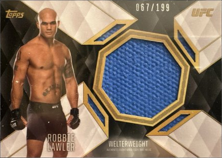 Robbie Lawler 2016 Topps UFC Top of the Class Top of the Class Relics #TCR-RL Gold