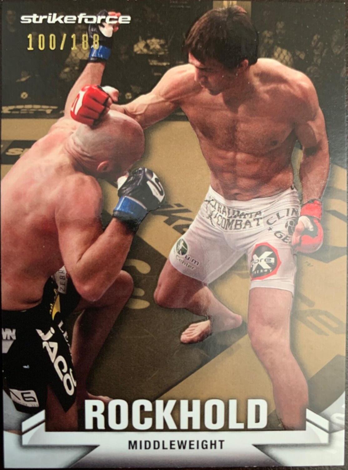 Luke Rockhold 2013 Topps UFC Knockout Base #60 Gold