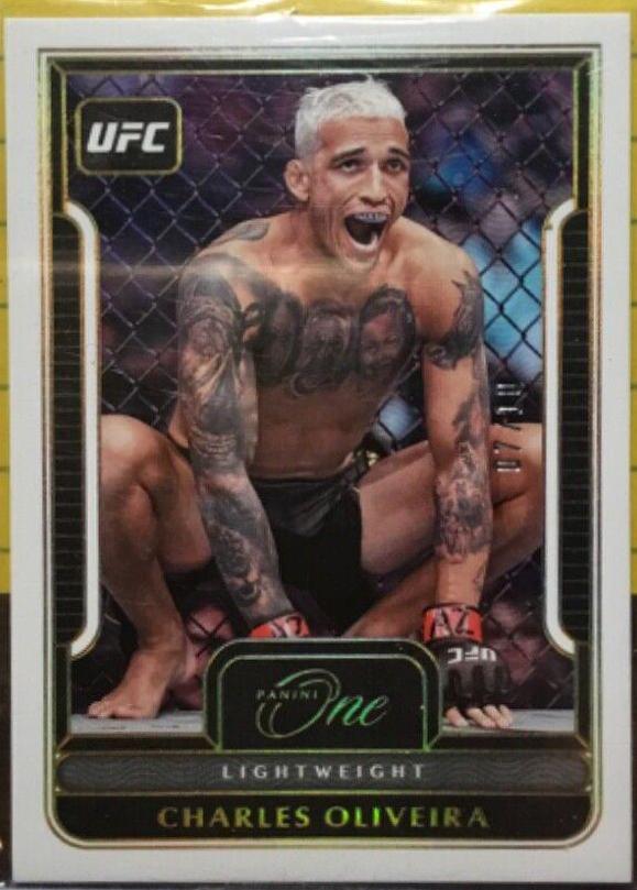 Charles Oliveira 2023 Panini Chronicles UFC Base One #466 Gold