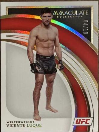 Vicente Luque 2022 Panini Immaculate UFC Base #97 Gold