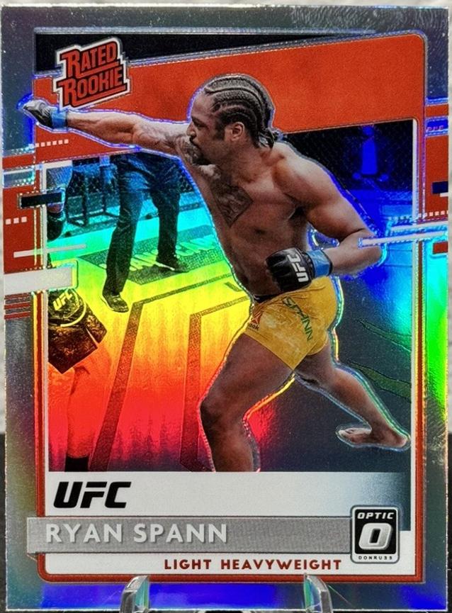 Ryan Spann 2021 Panini Chronicles UFC Base Optic Rated Rookies #212 Silver