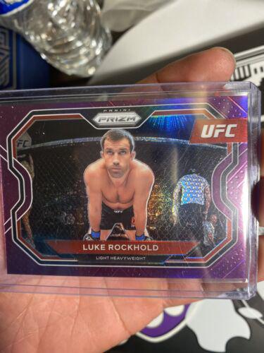 Luke Rockhold 2021 Panini Prizm UFC Base #113 Purple