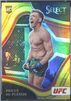 Dricus Du Plessis 2022 Panini Select UFC Octagonside #242 Gold