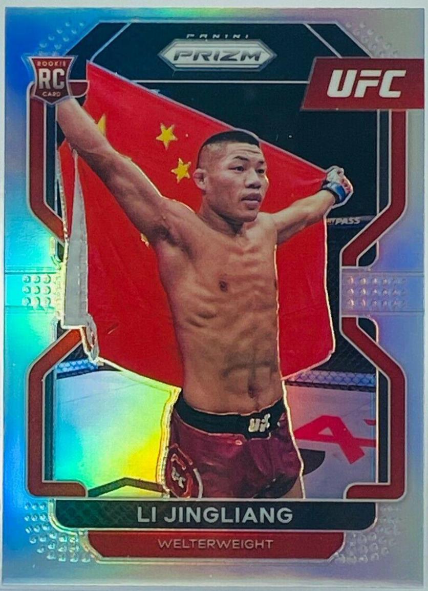 Li Jingliang 2022 Panini Prizm UFC Base #118 Silver
