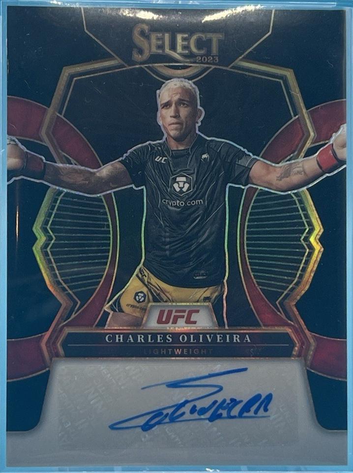 Charles Oliveira 2023 Panini Select UFC Signatures #7 Black