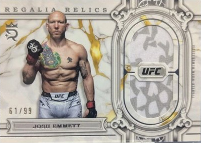 Josh Emmett 2024 Topps Royalty UFC Regalia Relics #RAR-35 Platinum