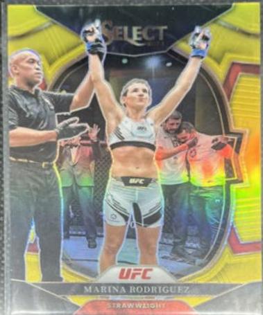 Marina Rodriguez 2023 Panini Select UFC Mezzanine #396 Gold