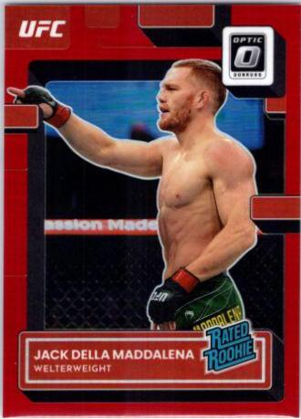 Jack Della Maddalena 2023 Panini Donruss Optic UFC Base #144 Red