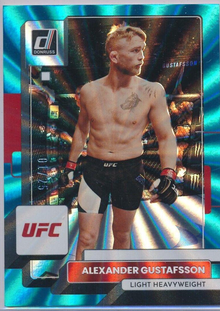 Alexander Volkanovski 2023 Panini Donruss UFC Base #86 Teal Laser