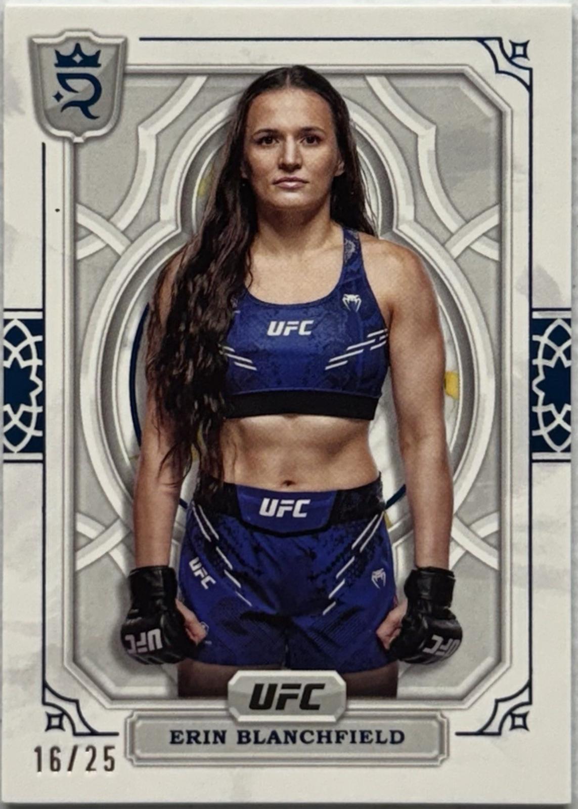 Erin Blanchfield 2024 Topps Royalty UFC Base #34 Blue