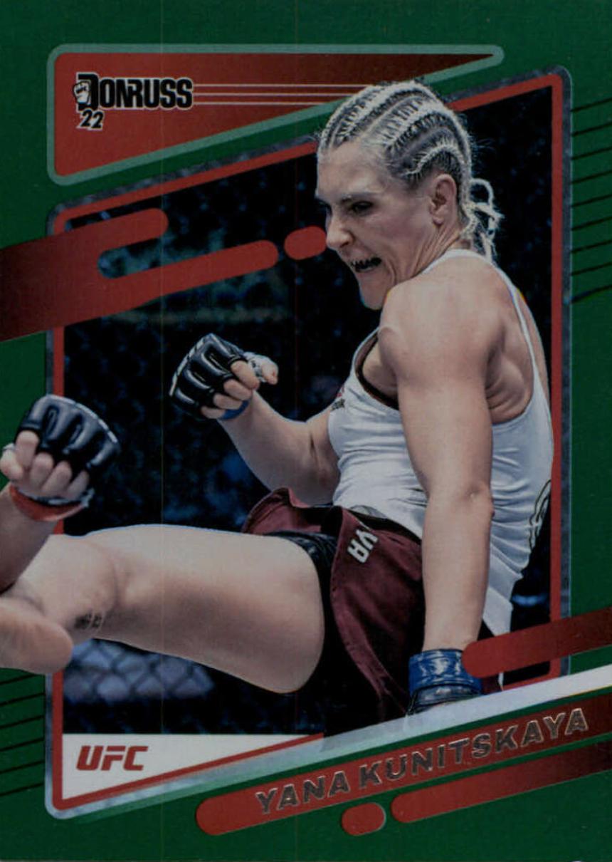 Yana Santos 2022 Panini Donruss UFC Base #112 Green