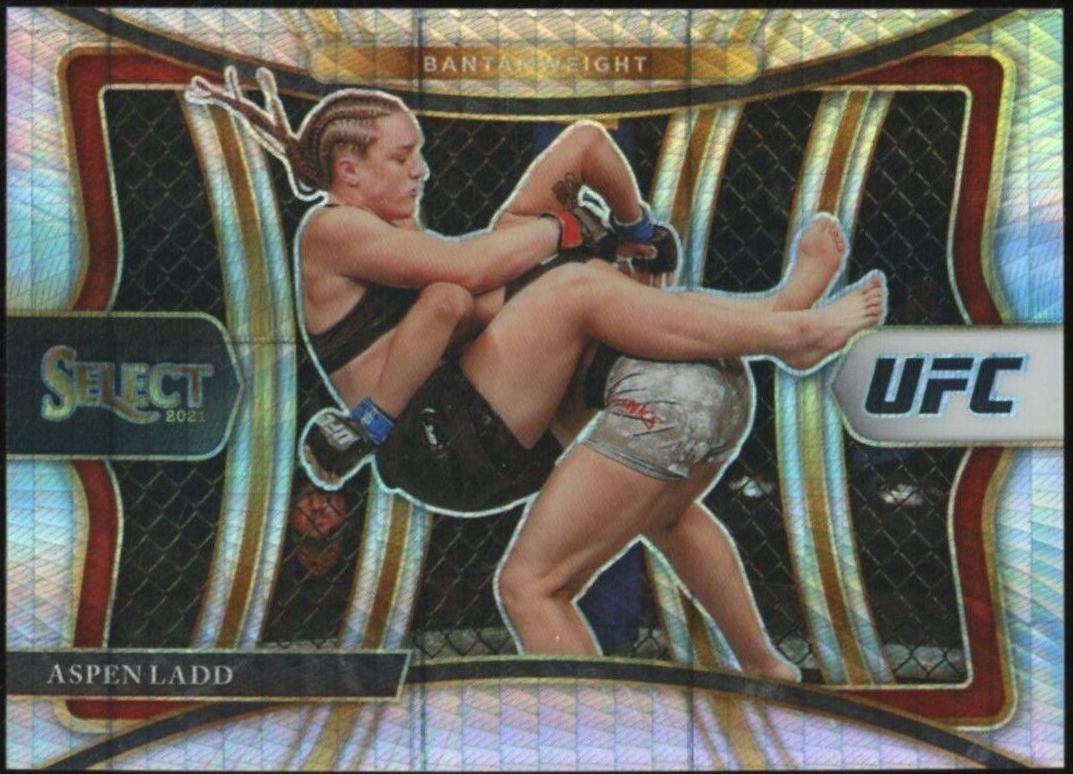 Aspen Ladd 2021 Panini Select UFC Premier Level #158 Lucky Envelopes