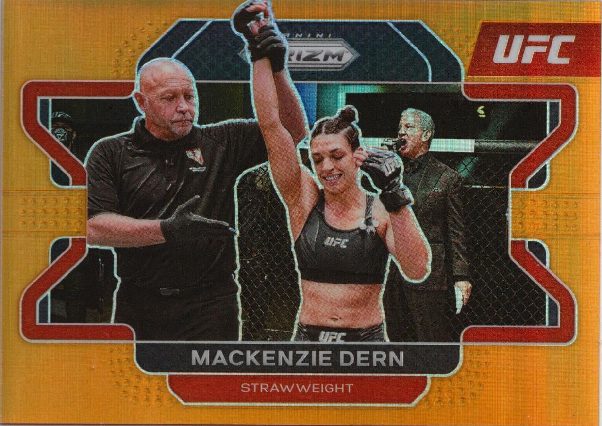 Mackenzie Dern 2022 Panini Prizm UFC Base #26 Orange
