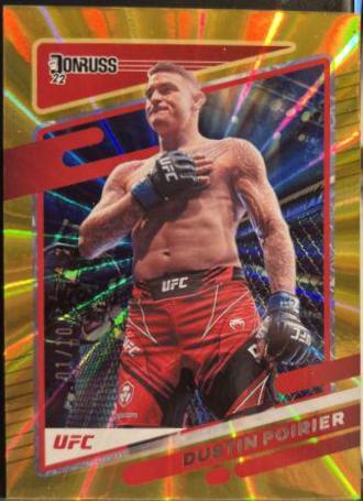 Dustin Poirier 2022 Panini Donruss UFC Base #29 Gold