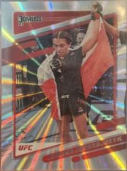 Joanna Jędrzejczyk 2022 Panini Donruss UFC Base #91 Laser