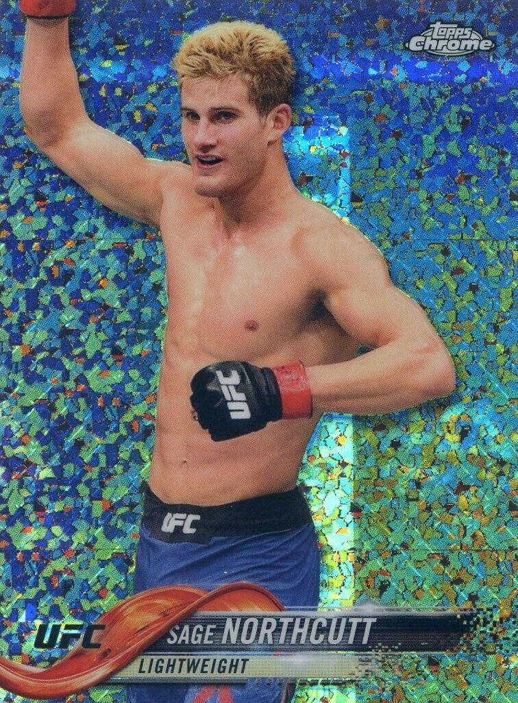 Sage Northcutt 2018 Topps Chrome UFC Base #59 Diamond Hot Box