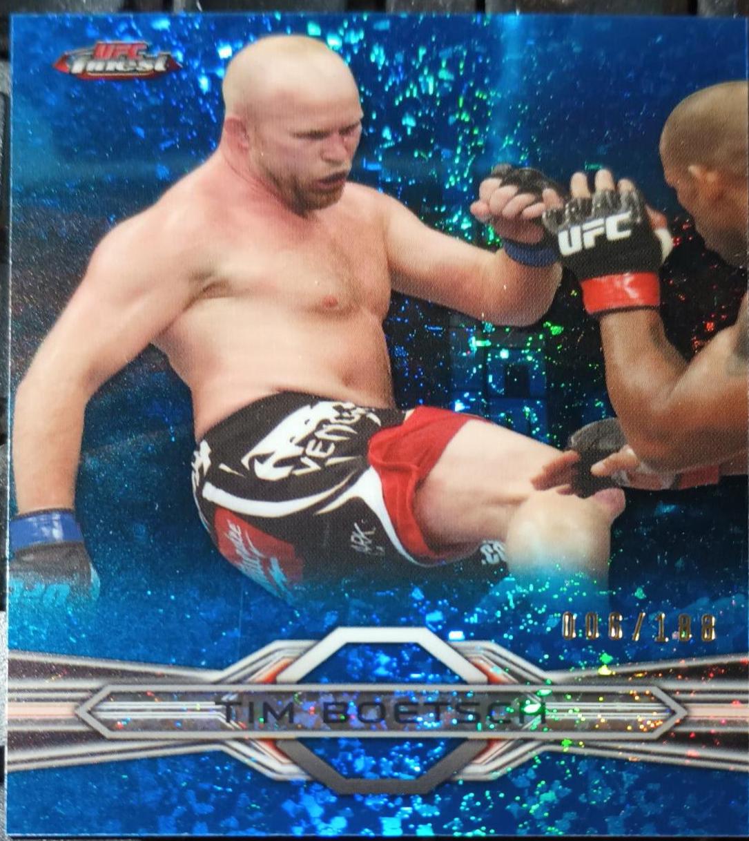 Tim Boetsch 2013 Topps Finest UFC Base #7 Blue