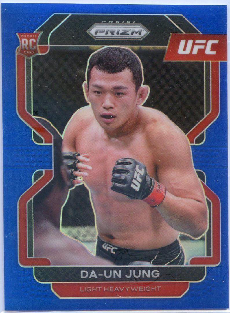 Da Un Jung 2022 Panini Prizm UFC Base #151 Blue