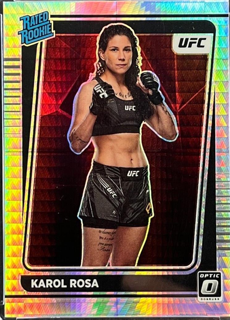 Karol Rosa 2022 Panini Donruss Optic UFC Base #102 Lucky Envelopes