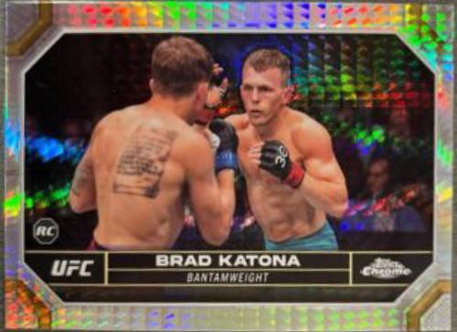 Brad Katona 2024 Topps Chrome UFC Base #1 Prism Refractor