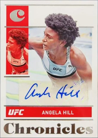 Angela Hill 2022 Panini Chronicles UFC Chronicles Signatures #13 Platinum