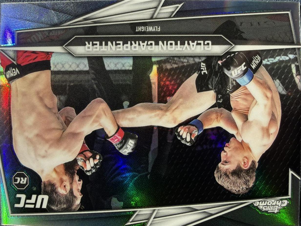Clayton Carpenter 2026 Topps Chrome UFC Base #184 Refractor