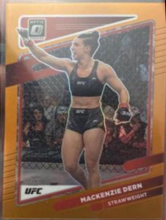 Mackenzie Dern 2022 Panini Donruss Optic UFC Base #21 Orange