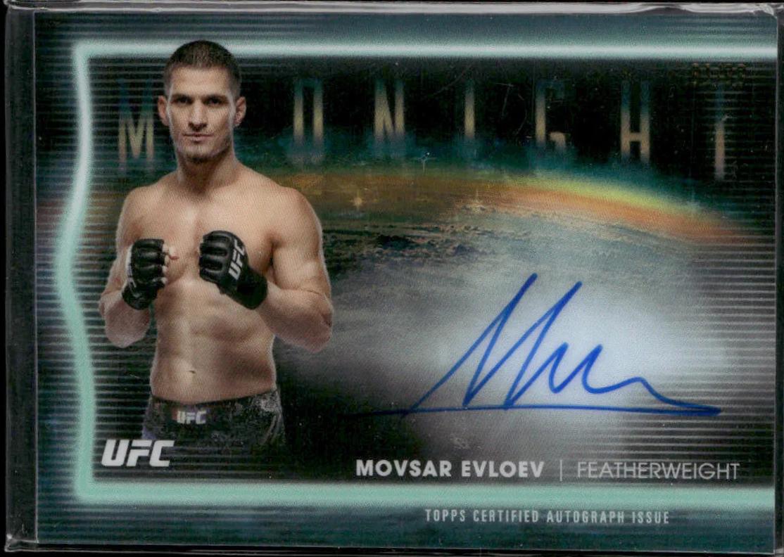 Movsar Evloev 2025 Topps Midnight UFC Horizon Signatures #HNS-MO Twilight