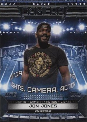 Jon Jones 2024 Topps Knockout UFC Camera (Lights, Camera, Action) #CAM-20 Red