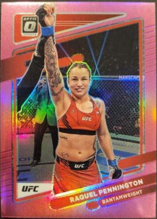 Raquel Pennington 2022 Panini Donruss Optic UFC Base #45 Pink