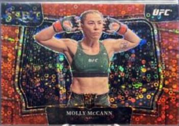 Molly McCann 2023 Panini Select UFC Octagonside #205 Orange Flash