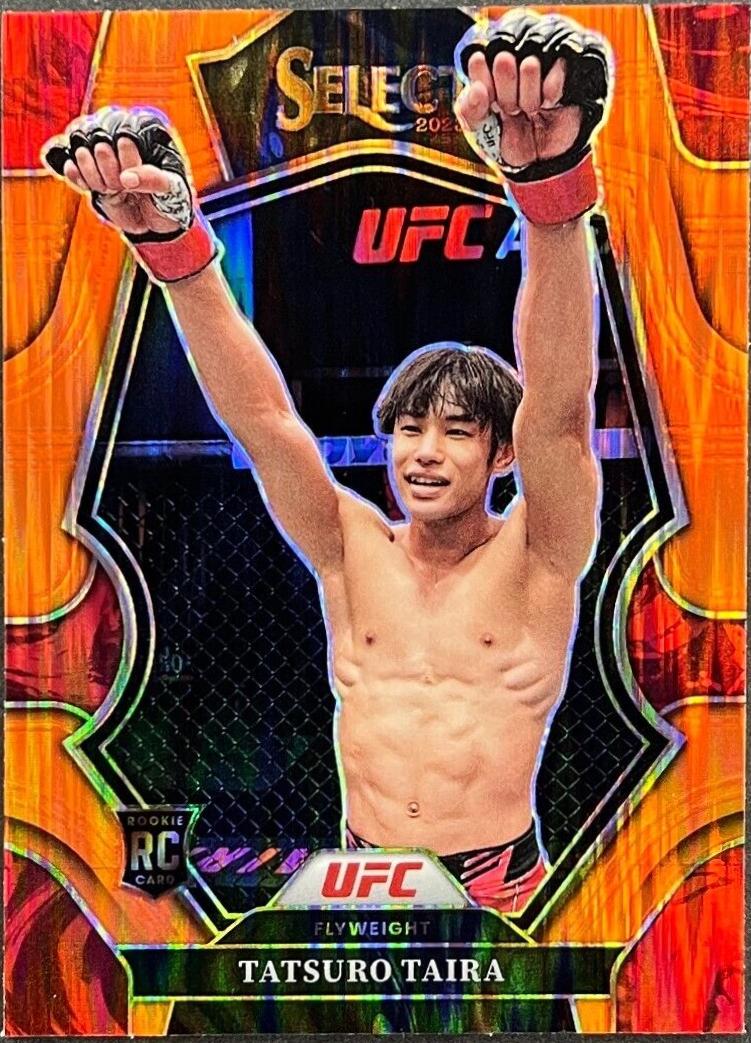 Tatsuro Taira 2023 Panini Select UFC Premier Level #171 Orange Flash