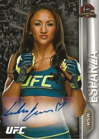 Carla Esparza 2015 Topps UFC Champions Autographs #FA-CE Platinum