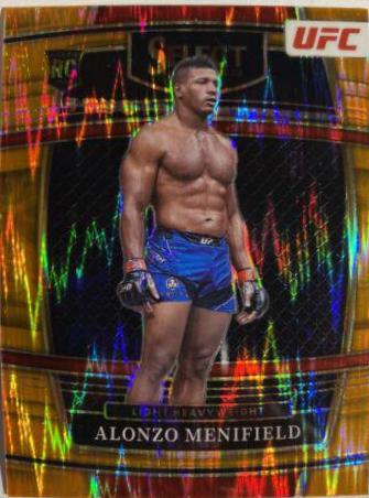 Alonzo Menifield 2022 Panini Select UFC Concourse #4 Orange Flash