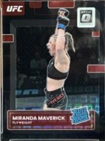 Miranda Maverick 2023 Panini Donruss Optic UFC Base #111 Black Pandora