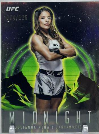 Julianna Peña 2024 Topps Midnight UFC Base #3 Morning