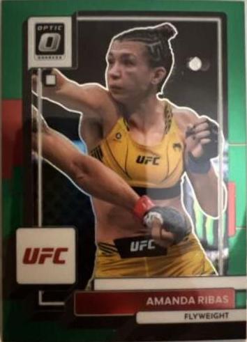 Amanda Ribas 2023 Panini Donruss Optic UFC Base #88 Green