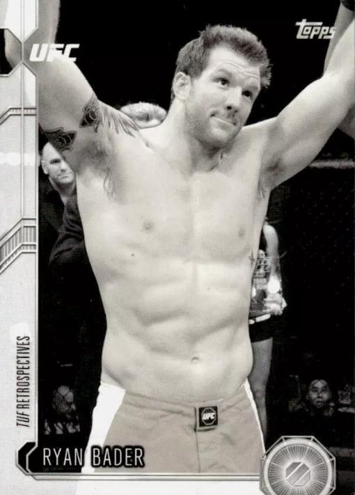Ryan Bader 2015 Topps UFC Chronicles Base #78 Black and White