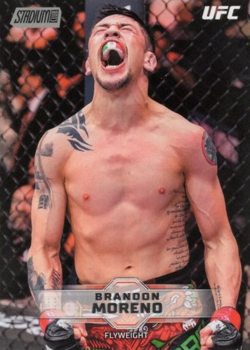 Brandon Moreno 2026 Topps Stadium Club UFC Base #20 Turquoise